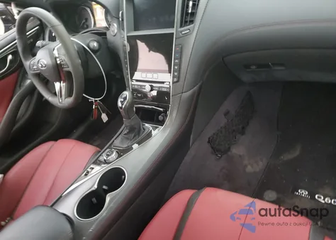 2022 Infiniti Q60 Red Sport 400 из США, поврежденный, VIN JN1FV7LL9NM680994